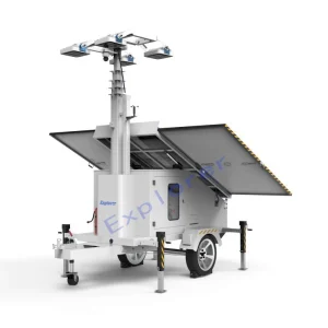 拖车式移动LED太阳能灯塔蓄电储能应急照明设备