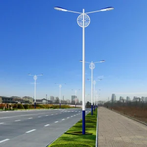 道路灯厂家8米10米12米单臂双臂灯农村太阳能路灯供应路灯杆